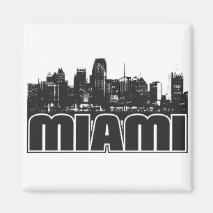 Miami-Skyline Magnet