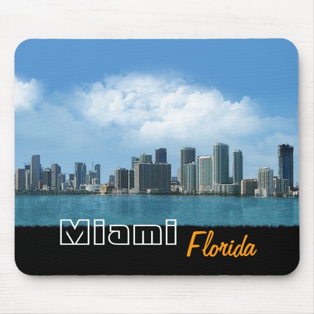 Miami-Skyline Mousepad (Vorne)