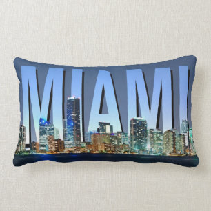 Miami-Skyline-Panorama Lendenkissen