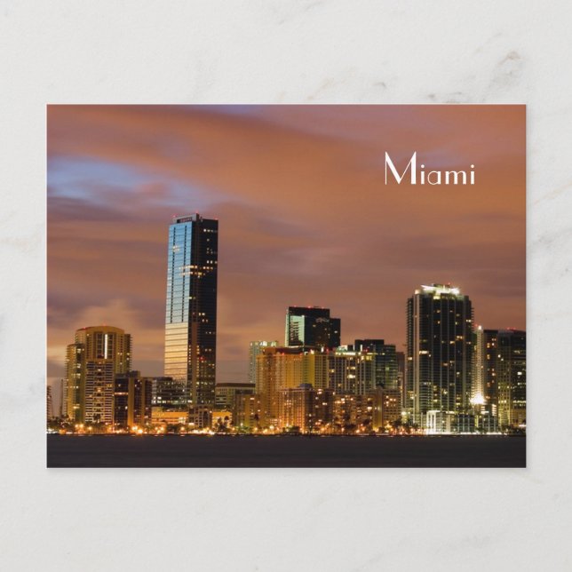 Miami skyline - Postkarte (Vorderseite)