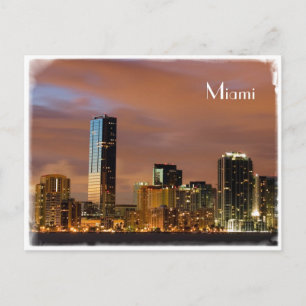 Miami skyline - Postkarte
