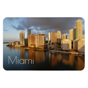 Miami Skyline, Reflexion Magnet