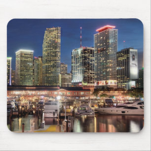 Miami-Skylinestadt in Florida Mousepad