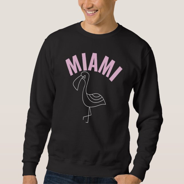 Miami Soccer Jersey Training Heron Sweatshirt (Vorderseite)