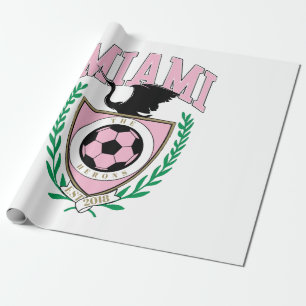 Miami Soccer Varsity Style Geschenkpapier