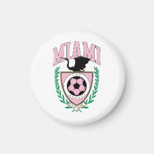 Miami Soccer Varsity Style Magnet