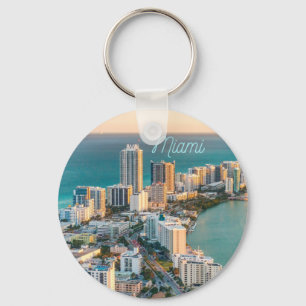Miami South Beach Florida Ozeanblick  Schlüsselanhänger