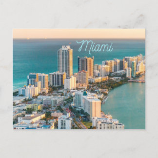 Miami South Beach Ocean View Postkarte