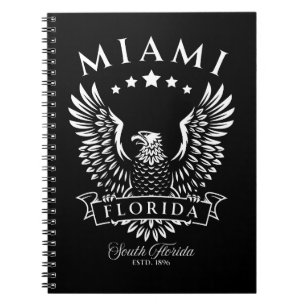 Miami South Florida Vintag Eagle Notizblock