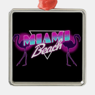 Miami Strand Ornament Aus Metall