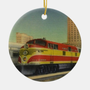Miami Streamliner Keramik Ornament