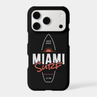 Miami Surf – Vintage-Strand-Sonnenuntergangs-Surfb