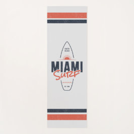 Miami Surf – Vintage-Strand-Sonnenuntergangs-Surfb Yogamatte