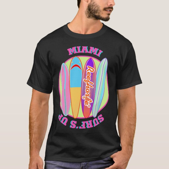 Miami Surfs Up T-Shirt (Vorderseite)