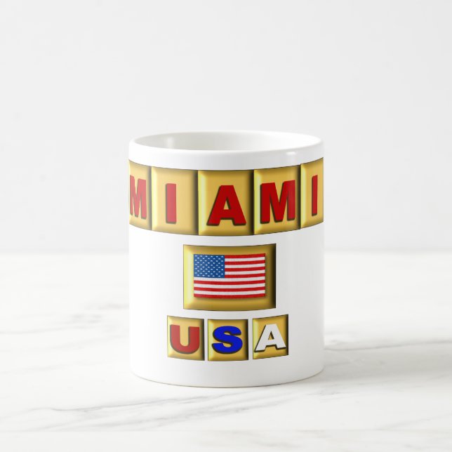Miami USA - Kaffeetasse (Mittel)