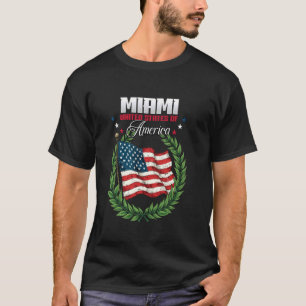 Miami Vereinigte Staaten von Amerika Flagge T-Shirt