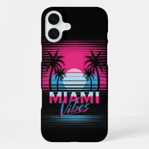 Miami Vibes Postcard iPhone 16 Plus Hülle