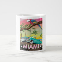 Miami Vintag Retro Reiseaufdruck