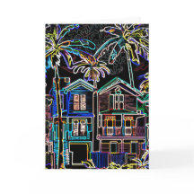 Miami Weihnachtsviertel Illustration
