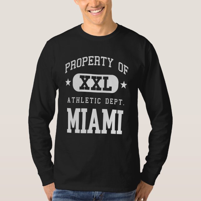 Miami XXL Athletic School Property T-Shirt (Vorderseite)