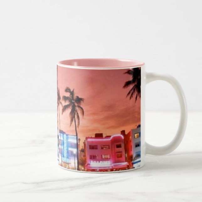 MIAMI ZWEIFARBIGE TASSE (Rechts)