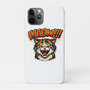 Miaow!! Lustiger Katzen-Handyhülle für Katzenlie Case-Mate iPhone Hülle