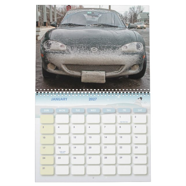 Miata Club Calendar Kalender (Jan 2027)