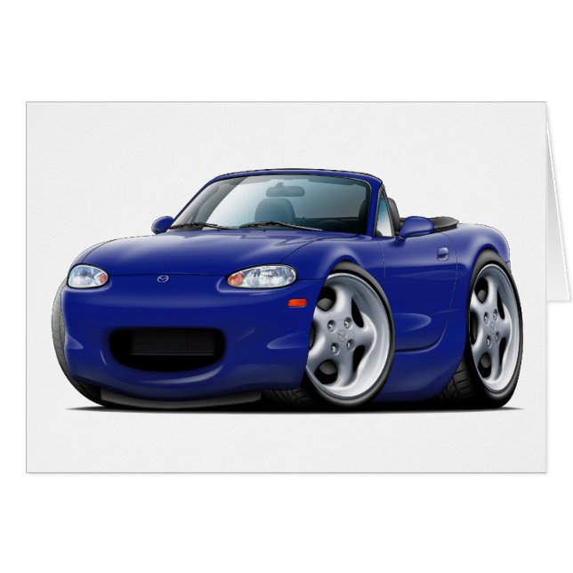 Miata dunkelblaues Auto 1999-05 (Vorderseite (Horizontal))