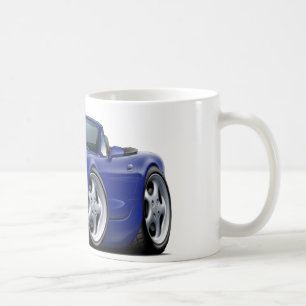 Miata dunkelblaues Auto 1999-05 Tasse