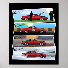 Miata Ganzjahressaison Poster