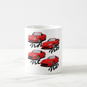 Miata Generationen Kaffeetasse