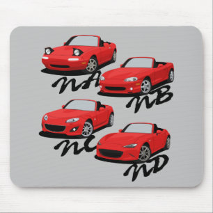 Miata Generations Mousepad