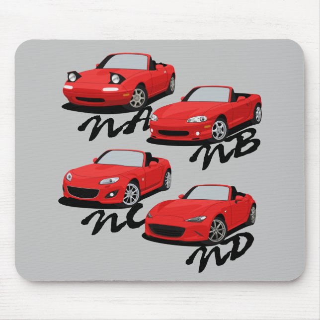 Miata Generations Mousepad (Vorne)