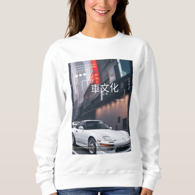 Miata in Tokio Sweatshirt (Vorderseite)