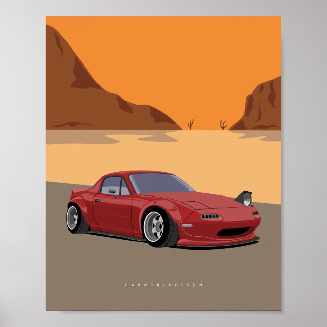 Miata MX5 Poster (Vorne)