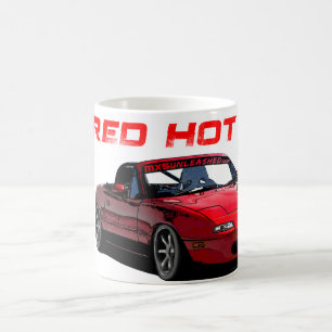 Miata MX-5 glühend Kaffeetasse