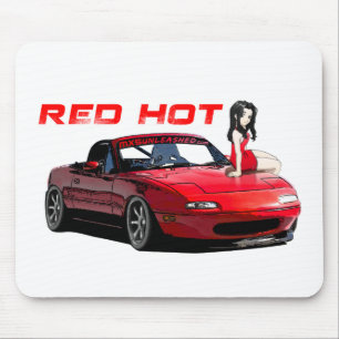Miata MX-5 glühend Mousepad