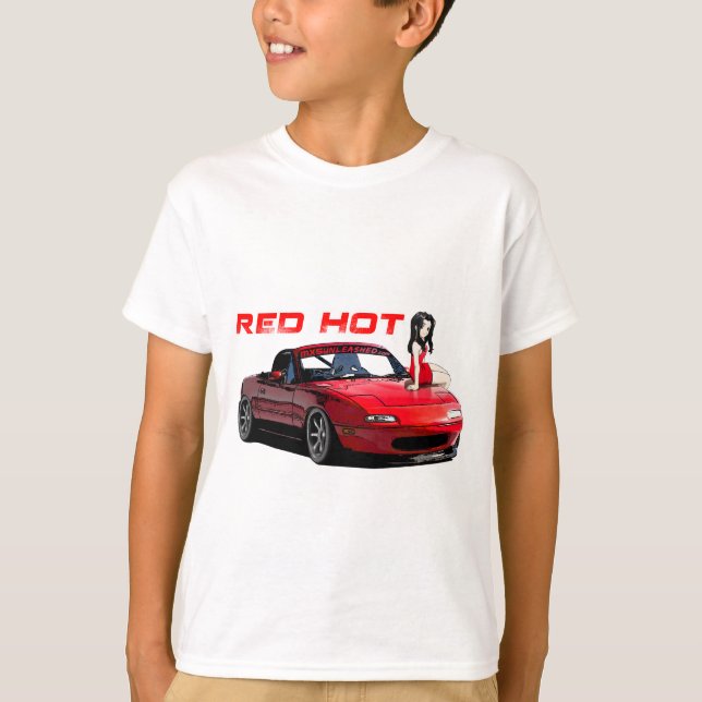 Miata MX-5 glühend T-Shirt (Vorderseite)