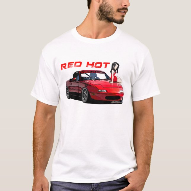 Miata MX-5 glühend T-Shirt (Vorderseite)
