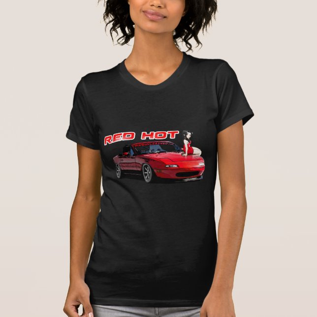 Miata MX-5 glühend T-Shirt (Vorderseite)