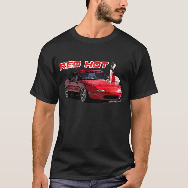 Miata MX-5 glühend T-Shirt (Vorderseite)