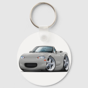 Miata silbernes Auto 1999-05 Schlüsselanhänger