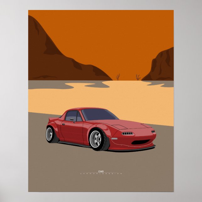 Miata Widebody Poster (Vorne)
