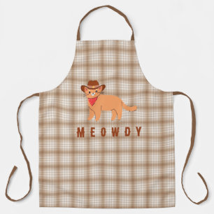 Miau-Cowboy-Katzendaddy-Vatertags-Grill-Schürze Schürze