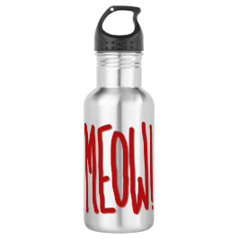 Miau! Edelstahlflasche
