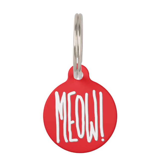 Miau! Haustiermarke (Vorderseite)