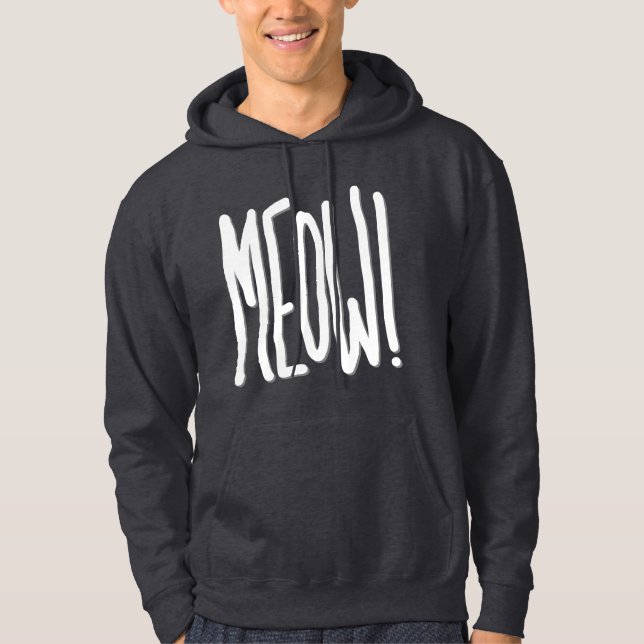 Miau! Hoodie (Vorderseite)