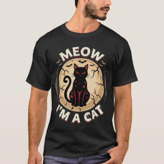 Miau-Katze-Halloween-Grafikdesign_1 T-Shirt