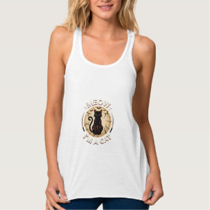 Miau-Katze-Halloween-Grafikdesign_1 Tank Top