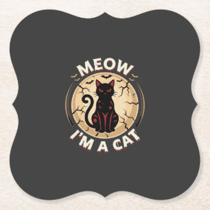Miau-Katze-Halloween-Grafikdesign_1 Untersetzer